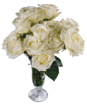 Kaz_Creations Deco Flowers Roses Flower Vase - png ฟรี