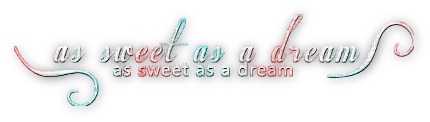 soave text as sweet a dream pink teal - png gratuito