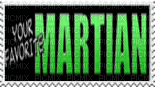 your favorite martian stamp - zdarma png