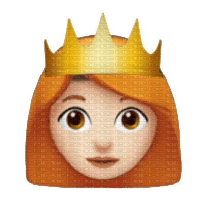 Emoji Princess - Ginger Hair - бесплатно png