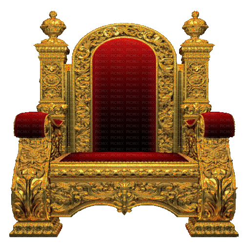 Throne Gold India - Darmowy animowany GIF