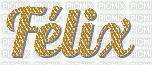Prenom beige Félix - Darmowy animowany GIF