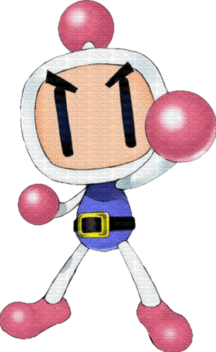 White Bomber/Shirobon (Bomberman Online Japan) - Free PNG