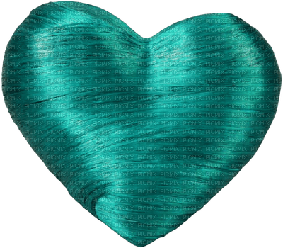 minou-turquoise-heart-turkos-hjärta - png ฟรี