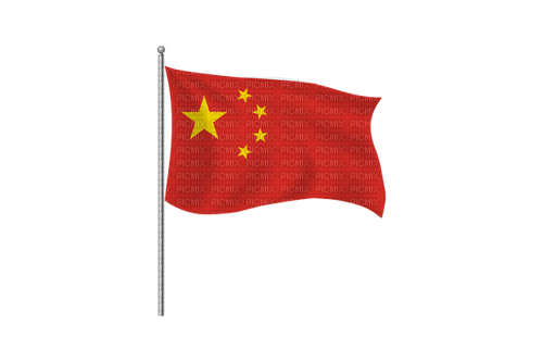china flag - png grátis