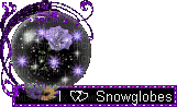 i heart love snowglobes - Animovaný GIF zadarmo