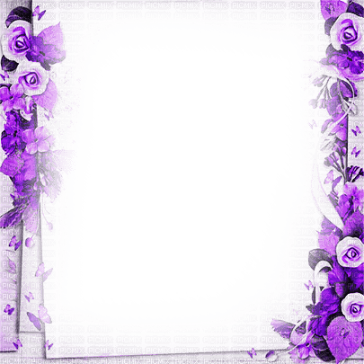 soave frame vintage  rose spring purple - 無料png