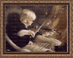 child playing violin bp - Безплатен анимиран GIF