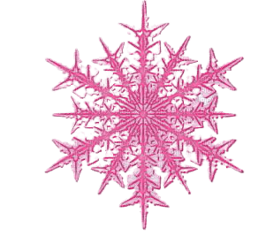 pink snowflake - zadarmo png