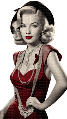 Mujer vintage - Rubicat - png gratuito