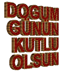 DOĞUM GÜNÜ - Animovaný GIF zadarmo