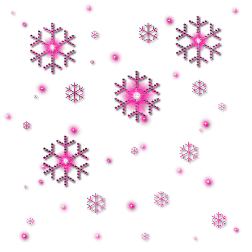 Snowflakes.Pink - бесплатно png
