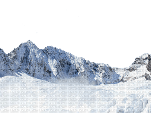 montagnes neige - zadarmo png