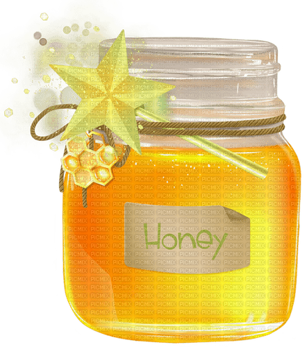 Jar Of Honey.Yellow - png gratis