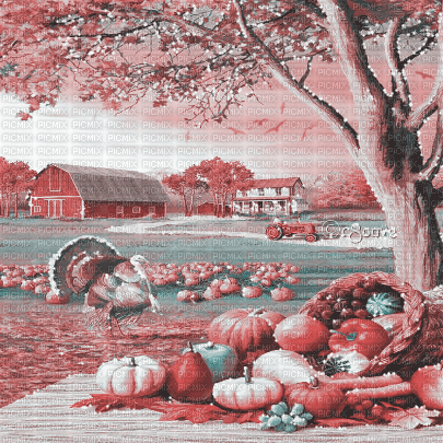 soave background autumn thanksgiving vintage - GIF animé gratuit