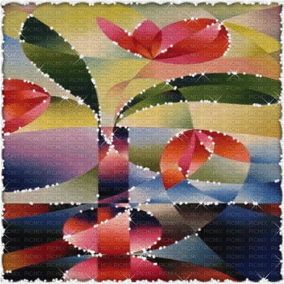 background hintergrund fondo flowers milla1959 - GIF animasi gratis