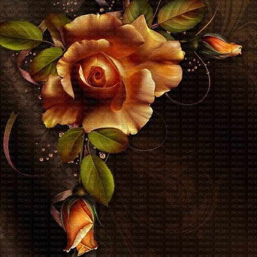 autumn rose background by nataliplus - png gratis