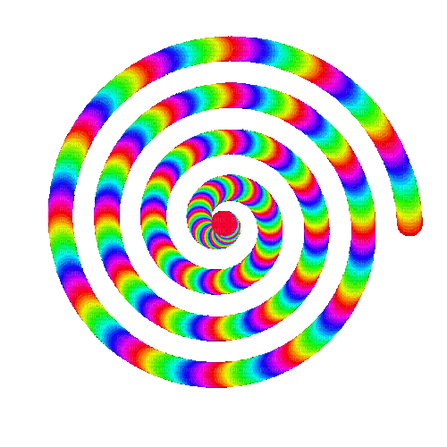 rainbow swirl - GIF animate gratis