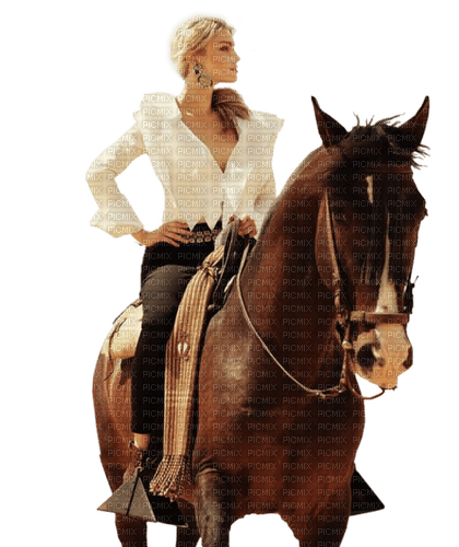 dama  i caballo  dubravka4 - Free PNG