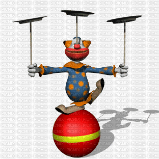 clown - Animovaný GIF zadarmo