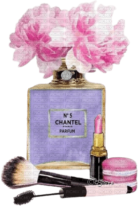 soave deco perfume flowers make up pink purple - png grátis