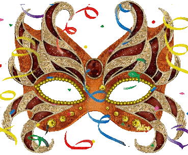 masque de carnaval - Бесплатный анимированный гифка