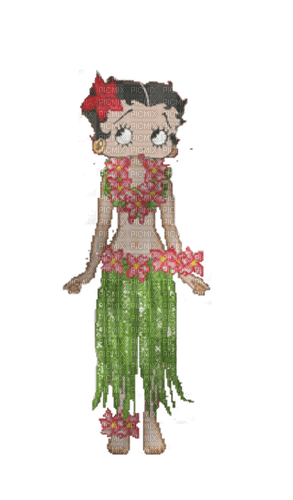 hula betty - nemokama png