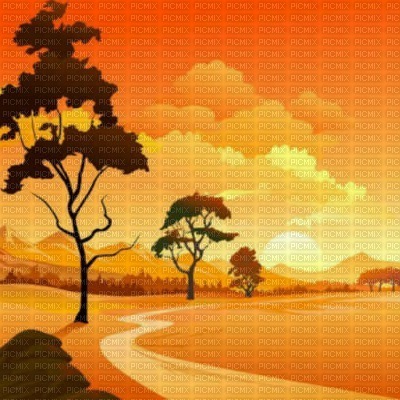 loly33 coucher de soleil sunset background fond - безплатен png