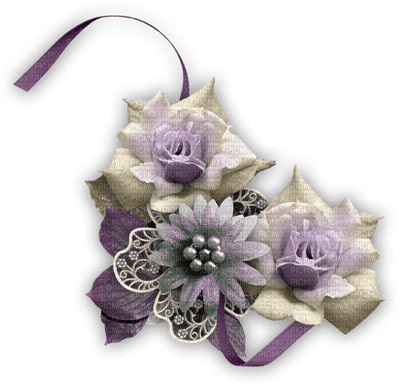 Flowers purple bp - 免费PNG