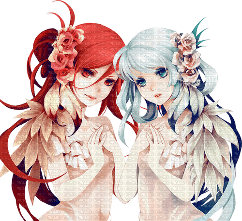 ✶ Anime Girls {by Merishy} ✶ - PNG gratuit