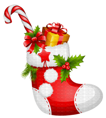 Kaz_Creations Christmas Deco Stocking - gratis png