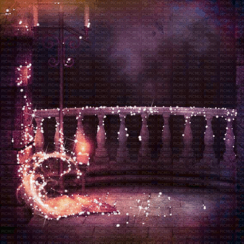 dolceluna purple terrace background animated - GIF animate gratis