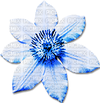 soave deco flowers spring scrap blue - PNG gratuit