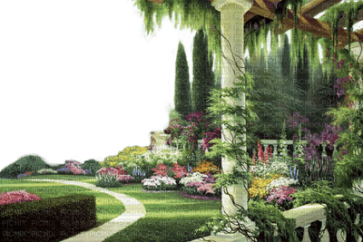 Kathleen Reynolds Garden Paysage Scenery - besplatni png