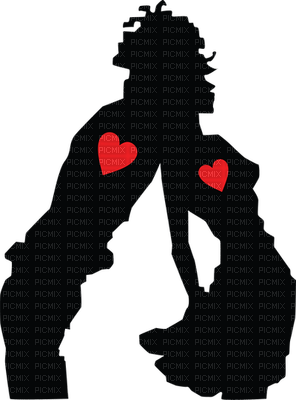 Kaz_Creations Deco Valentine Heart Love  Silhouettes Silhouette - png grátis