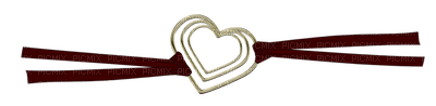 Kaz_Creations Deco Heart Love Ribbons Bows Colours - PNG gratuit