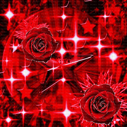 LU / BG/animated.flowers.fractual.red.idca - Бесплатный анимированный гифка