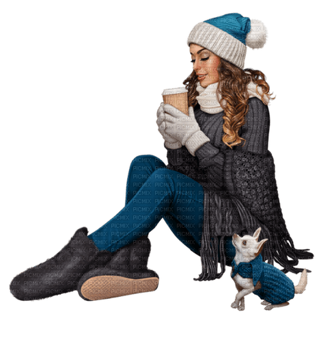 winter woman by nataliplus - PNG gratuit
