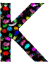 Kaz_Creations Alphabets Colours  Letter K - Безплатен анимиран GIF