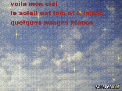 ciel,nuage,soleil - Бесплатный анимированный гифка