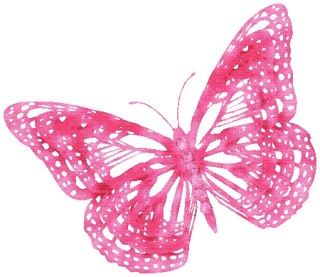 Animated.Butterfly.Pink - KittyKatLuv65 - Gratis animerad GIF