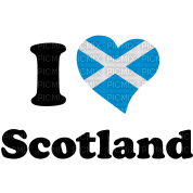 Kaz_Creations Logo Text I Love Scotland - png ฟรี