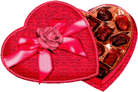Heart.Box.Gift.Rose.Candy.Brown.Pink - nemokama png