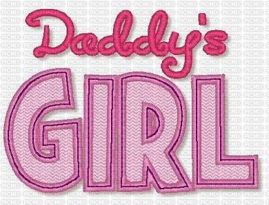 DADDY GIRL - PNG gratuit