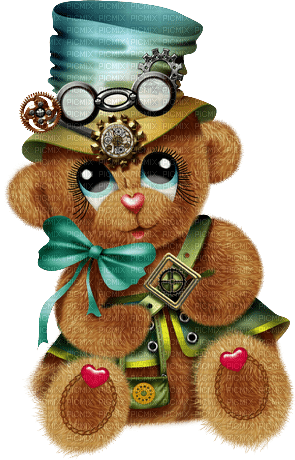 st. Patrick toy bear by nataliplus - Free PNG