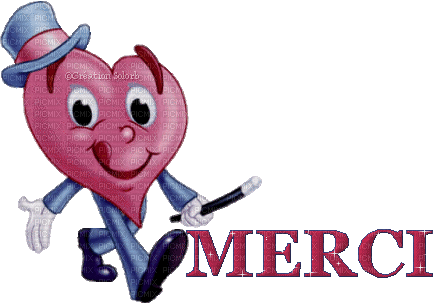 MERCI - Gratis geanimeerde GIF