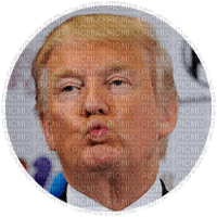 Kaz_Creations Circle Donald Trump - ücretsiz png