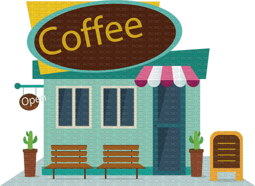 coffee shop Bb2 - 免费PNG