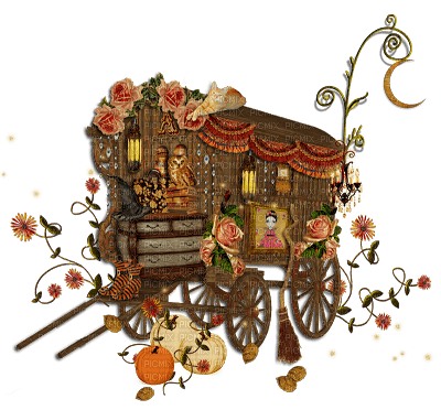 Kaz_Creations Transport Gypsy Caravan Wagon - 無料png