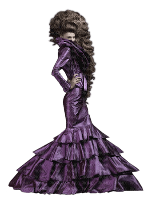 femme violette - фрее пнг